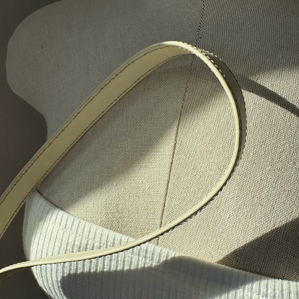 Loewe Suede and Leather Crossbody in tan and cream - Picture 6 of 15